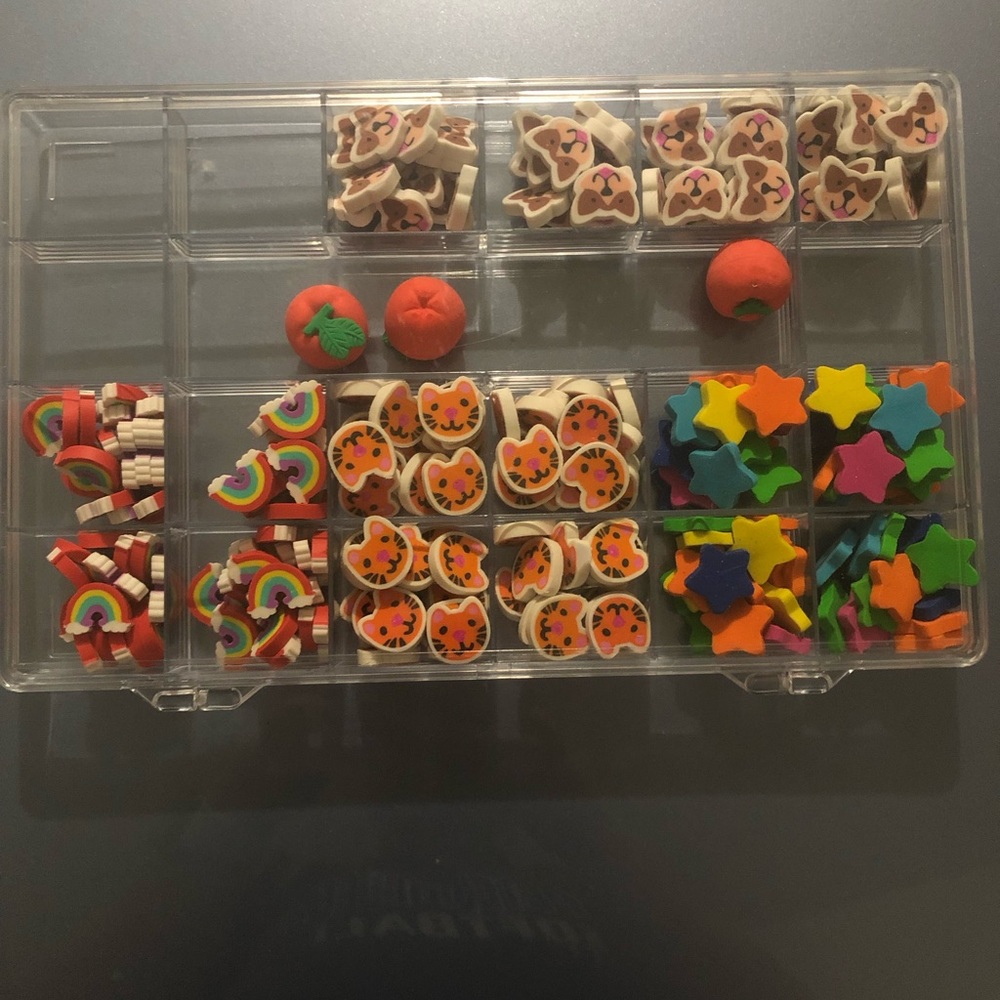 Box of erasers
